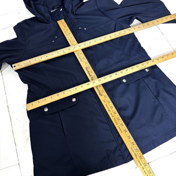 Weatherproof Navy Blue Lightweight Winter Jacket with Removable Hood Size XL - Picture 11 of 13